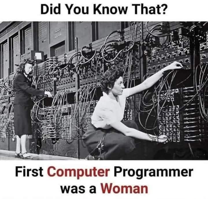 First computer programmer trivia